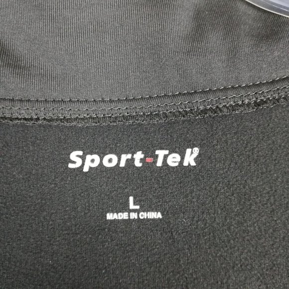 Pioneer Sport Tek Mens Sweatshirt Gray Lightweight 1/2 Zip Pullover Logo L - Picture 6 of 12